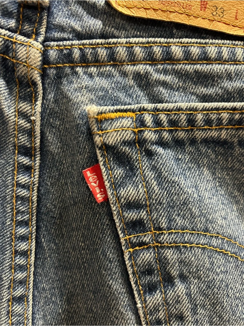 Levi's Men's Straight Leg Blue Denim Jeans